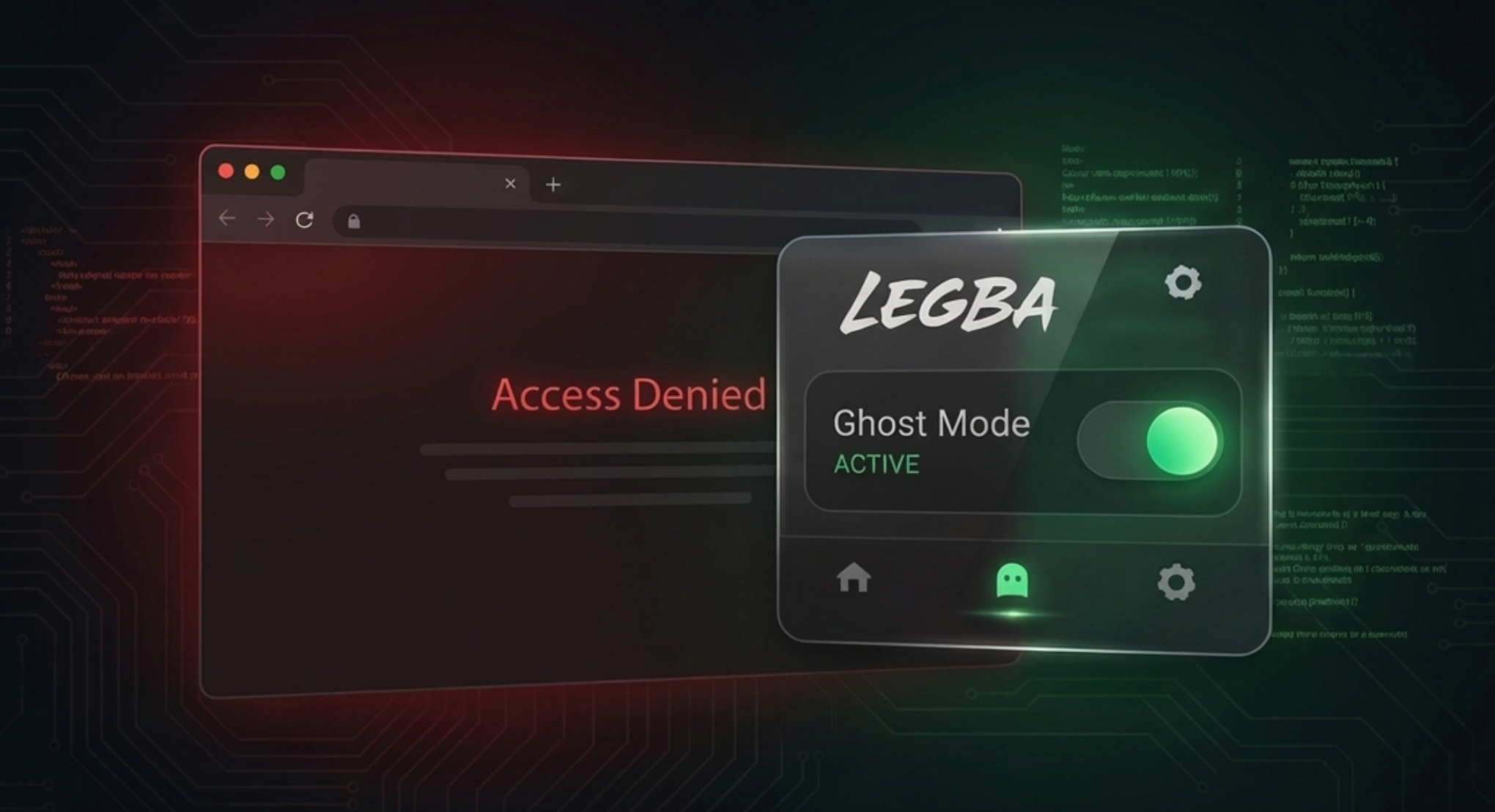 Legba browser security interface